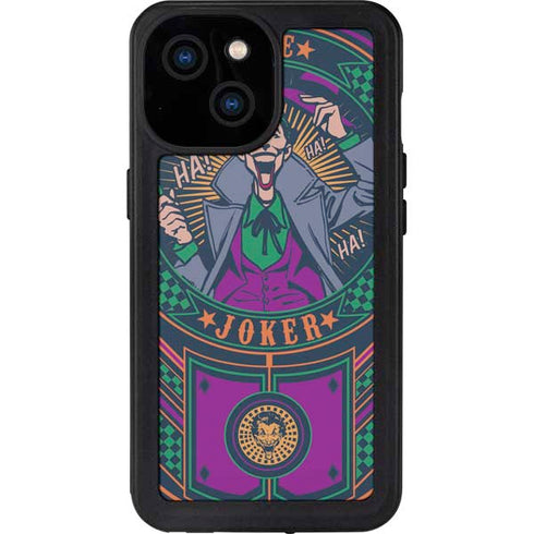 DC Comics The Joker Casino Chip iPhone 15 Waterproof Case