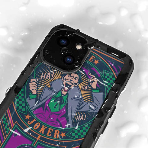 DC Comics The Joker Casino Chip iPhone 15 Waterproof Case