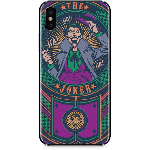 DC Comics The Joker Casino Chip iPhone XS Max Skin