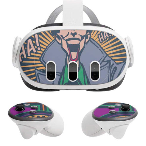 DC Comics The Joker Casino Chip Meta Quest 3 Skin