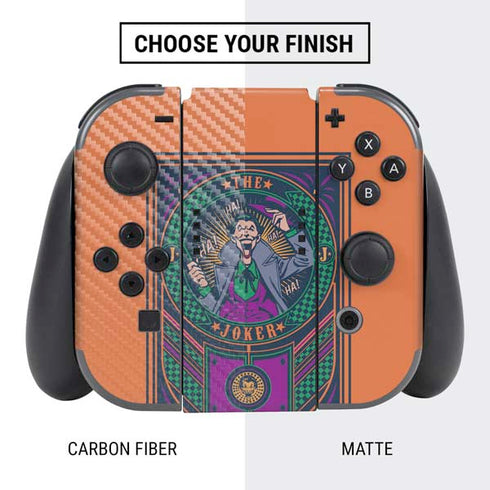 DC Comics The Joker Casino Chip Nintendo Switch Bundle Skin