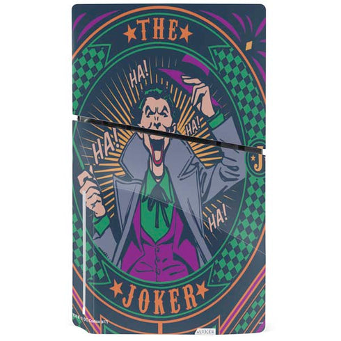 DC Comics The Joker Casino Chip PS5 Slim Disk Console Skin