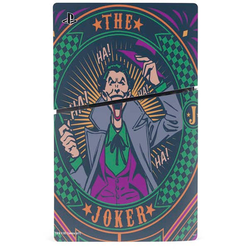 DC Comics The Joker Casino Chip PS5 Slim Digital Edition Bundle Skin