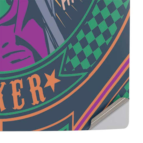 DC Comics The Joker Casino Chip PS5 Slim Digital Edition Console Skin