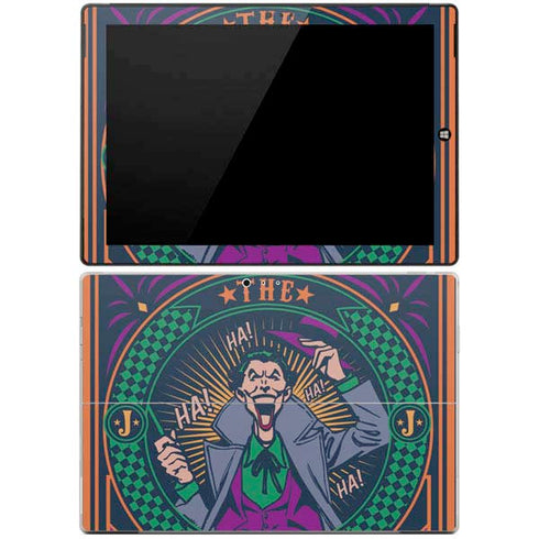 DC Comics The Joker Casino Chip Surface Pro 3 Skin