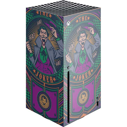 DC Comics The Joker Casino Chip Xbox Series X Console Skin