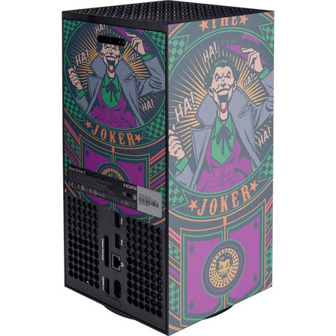DC Comics The Joker Casino Chip Xbox Series X Console Skin
