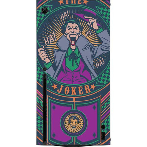 DC Comics The Joker Casino Chip Xbox Series X Console Skin
