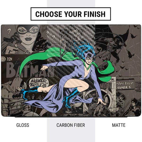 DC Comics Catwoman Vintage Action Pose Pattern Dell Vostro Skin