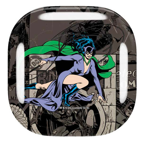 DC Comics Catwoman Vintage Action Pose Pattern Galaxy Buds Pro Skin