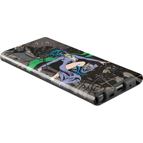 DC Comics Catwoman Vintage Action Pose Pattern Galaxy Note 10 Pro Case