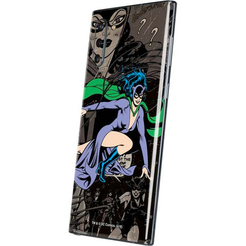 DC Comics Catwoman Vintage Action Pose Pattern Galaxy Note 10 Skin