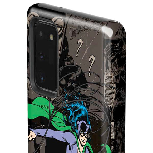 DC Comics Catwoman Vintage Action Pose Pattern Galaxy Note20 5G Pro Case