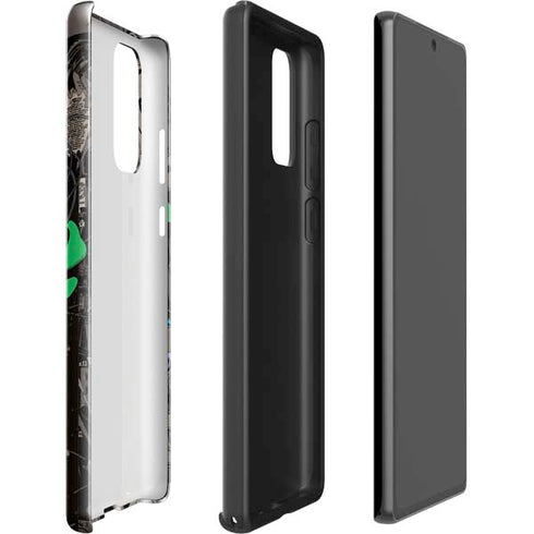 DC Comics Catwoman Vintage Action Pose Pattern Galaxy Note20 5G Pro Case
