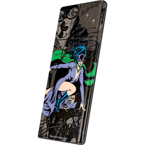 DC Comics Catwoman Vintage Action Pose Pattern Galaxy Note20 5G Skin