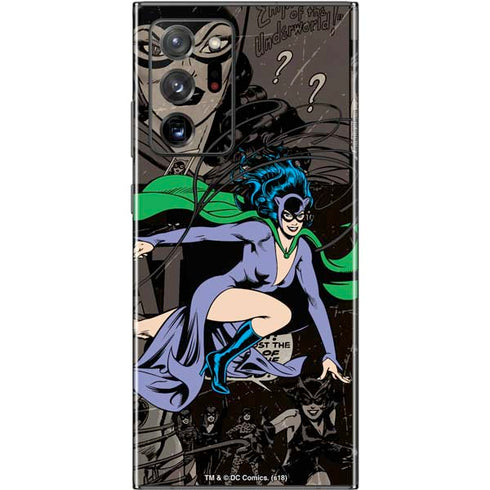 DC Comics Catwoman Vintage Action Pose Pattern Galaxy Note20 Ultra 5G Skin