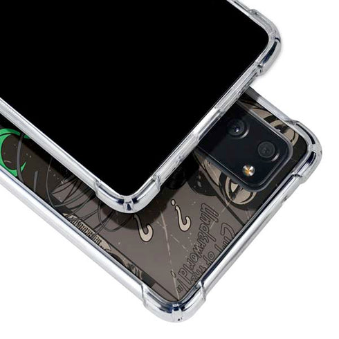 DC Comics Catwoman Vintage Action Pose Pattern Galaxy S20 FE Clear Case