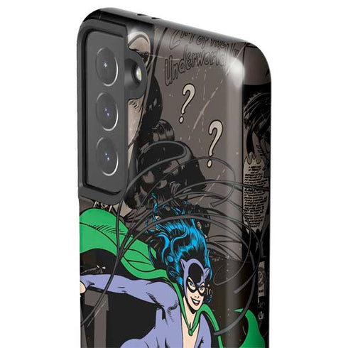 DC Comics Catwoman Vintage Action Pose Pattern Galaxy S21 5G Pro Case