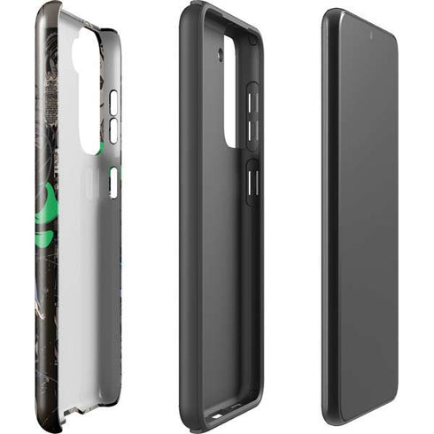 DC Comics Catwoman Vintage Action Pose Pattern Galaxy S21 5G Pro Case
