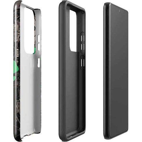 DC Comics Catwoman Vintage Action Pose Pattern Galaxy S21 Ultra 5G Pro Case