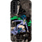 DC Comics Catwoman Vintage Action Pose Pattern Galaxy S22 Plus Pro Case