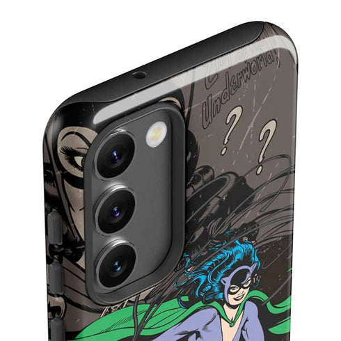DC Comics Catwoman Vintage Action Pose Pattern Galaxy S23 Pro Case