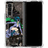 DC Comics Catwoman Vintage Action Pose Pattern Galaxy Z Fold4 5G Clear Case