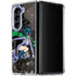 DC Comics Catwoman Vintage Action Pose Pattern Galaxy Z Fold5 5G Clear Case