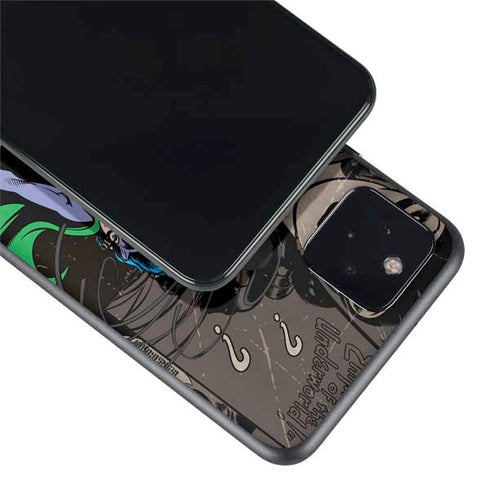 DC Comics Catwoman Vintage Action Pose Pattern Google Pixel 5a Skin