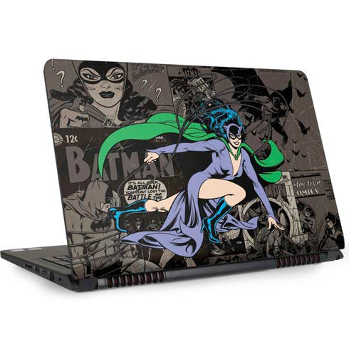 DC Comics Catwoman Vintage Action Pose Pattern Dell Inspiron Skin