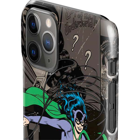DC Comics Catwoman Vintage Action Pose Pattern iPhone 11 Pro Lite Case