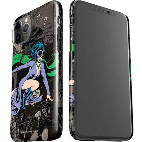 DC Comics Catwoman Vintage Action Pose Pattern iPhone 11 Pro Lite Case