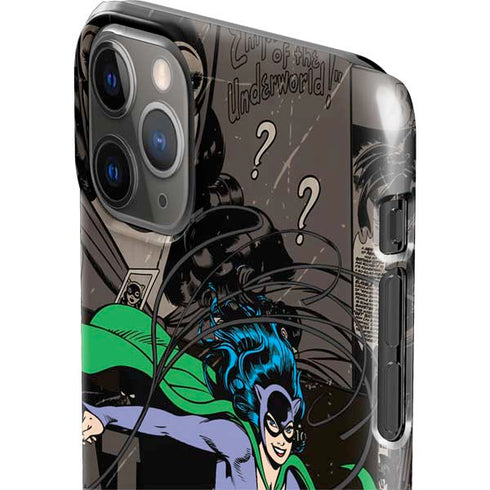 DC Comics Catwoman Vintage Action Pose Pattern iPhone 11 Pro Max Lite Case