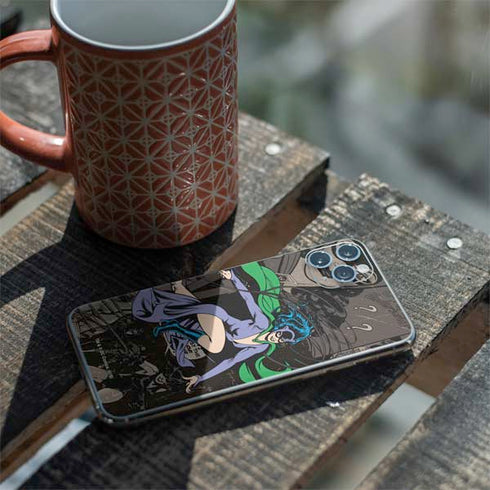 DC Comics Catwoman Vintage Action Pose Pattern iPhone 11 Pro Max Skin