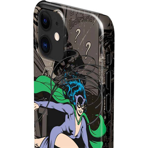 DC Comics Catwoman Vintage Action Pose Pattern iPhone 12 Mini Lite Case