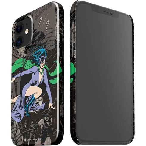 DC Comics Catwoman Vintage Action Pose Pattern iPhone 12 Mini Lite Case