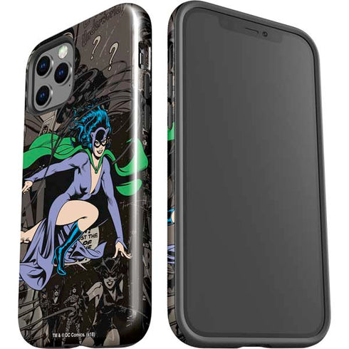 DC Comics Catwoman Vintage Action Pose Pattern iPhone 12 Pro Impact Case