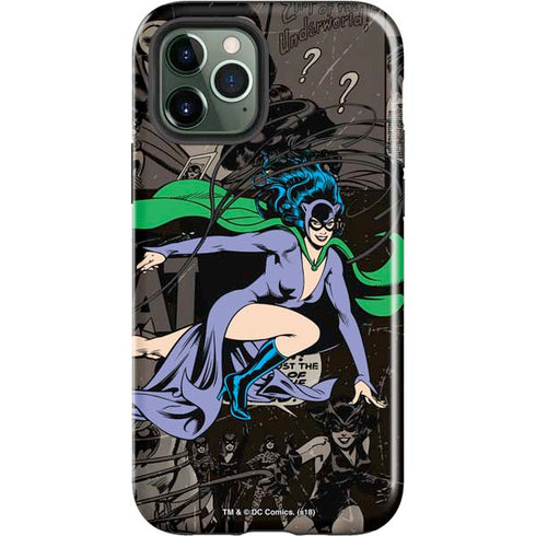 DC Comics Catwoman Vintage Action Pose Pattern iPhone 12 Pro Max Impact Case