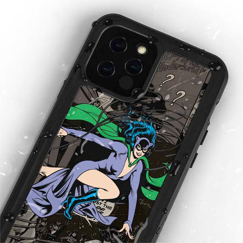 DC Comics Catwoman Vintage Action Pose Pattern iPhone 12 Pro Max Waterproof Case