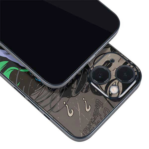 DC Comics Catwoman Vintage Action Pose Pattern iPhone 13 Skin