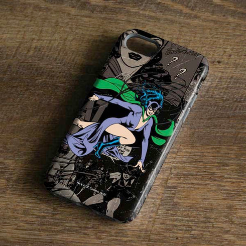 DC Comics Catwoman Vintage Action Pose Pattern iPhone 8 Pro Case
