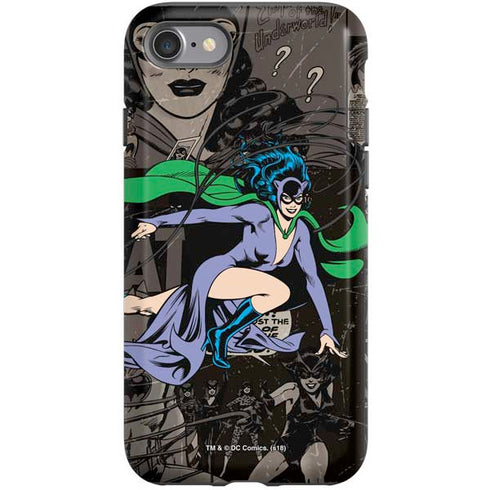 DC Comics Catwoman Vintage Action Pose Pattern iPhone SE (2nd & 3rd Gen) Pro Case