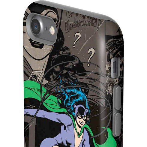 DC Comics Catwoman Vintage Action Pose Pattern iPhone SE (2nd & 3rd Gen) Pro Case