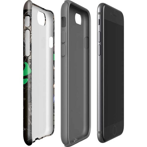 DC Comics Catwoman Vintage Action Pose Pattern iPhone SE (2nd & 3rd Gen) Pro Case