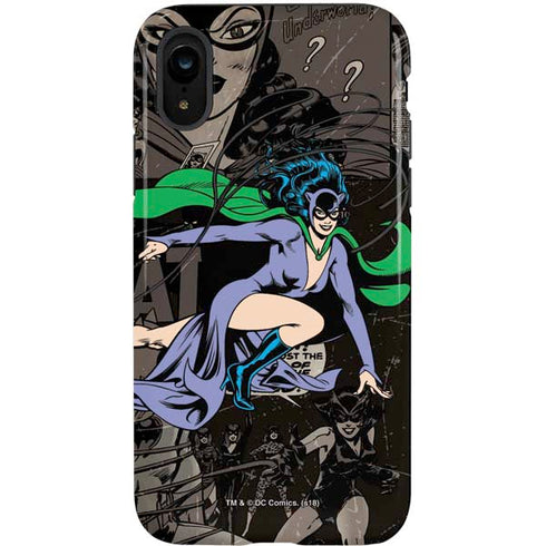 DC Comics Catwoman Vintage Action Pose Pattern iPhone XR Pro Case