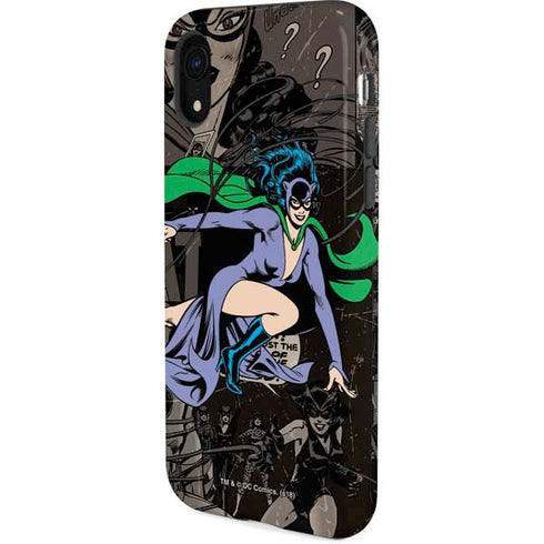 DC Comics Catwoman Vintage Action Pose Pattern iPhone XR Pro Case