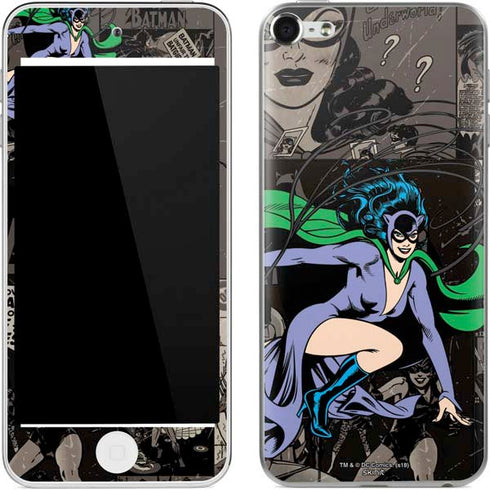 DC Comics Catwoman Vintage Action Pose Pattern Apple iPod Skin