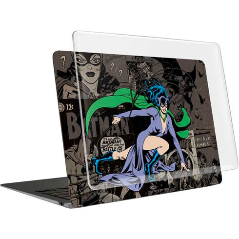 DC Comics Catwoman Vintage Action Pose Pattern MacBook Air 13in (2020) Case plus Skin