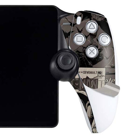 DC Comics Catwoman Vintage Action Pose Pattern PlayStation Portal Remote Player Skin