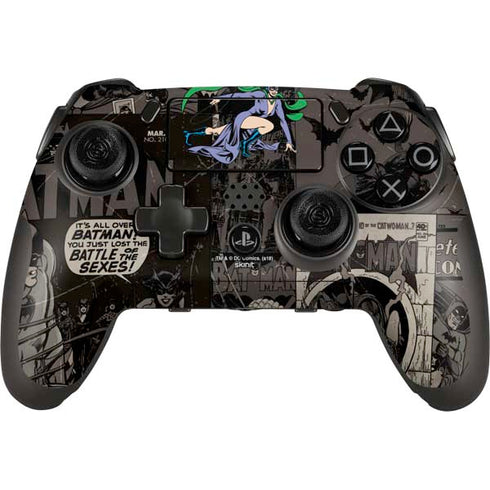 DC Comics Catwoman Vintage Action Pose Pattern PlayStation Scuf Vantage 2 Controller Skin